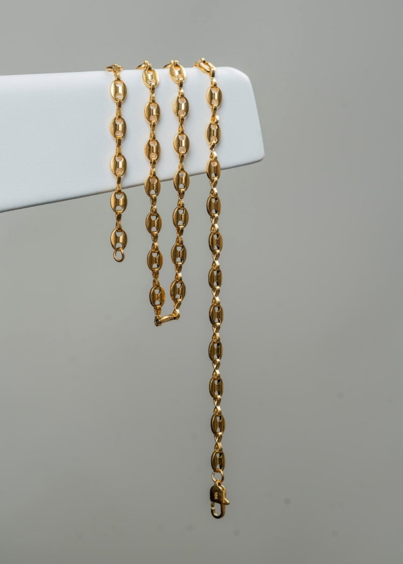 CADENA DE TEJIDO GUCCI 5MM X 65CMTS HOMBRE