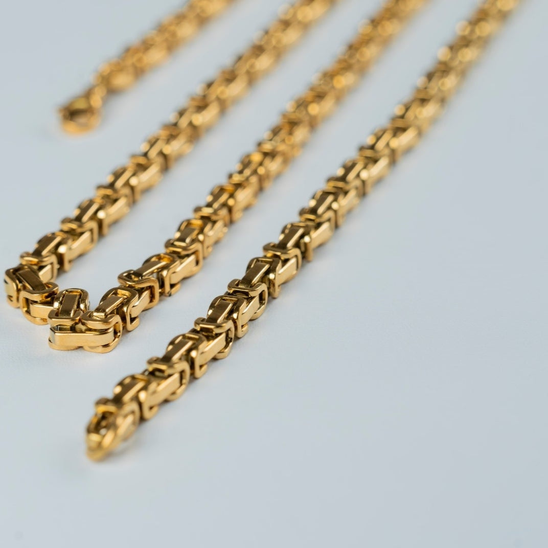 CADENA TEJIDO RUSTICO 4MM X 60CMTS HOMBRE