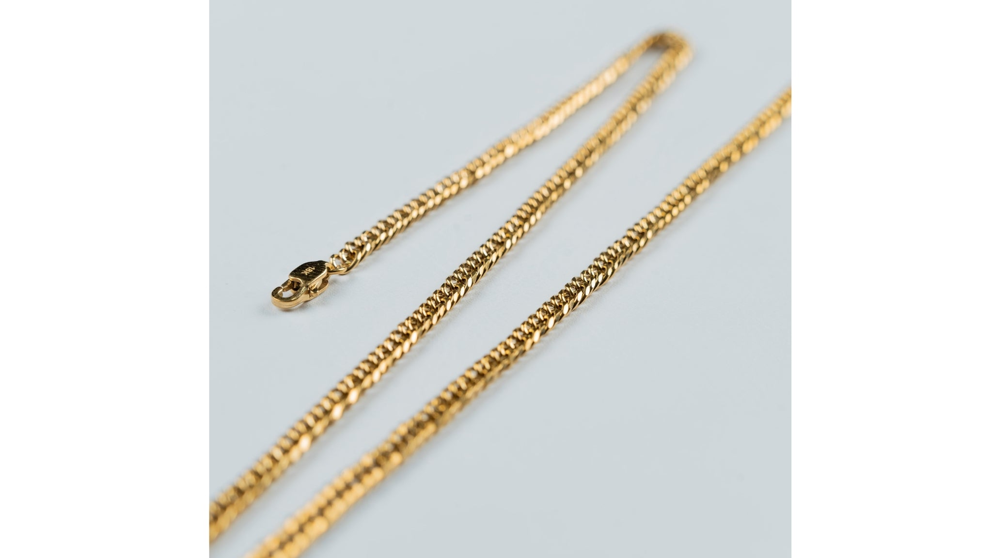 CADENA TEJIDO BARBADO 4MM X 65CMTS HOMBRE