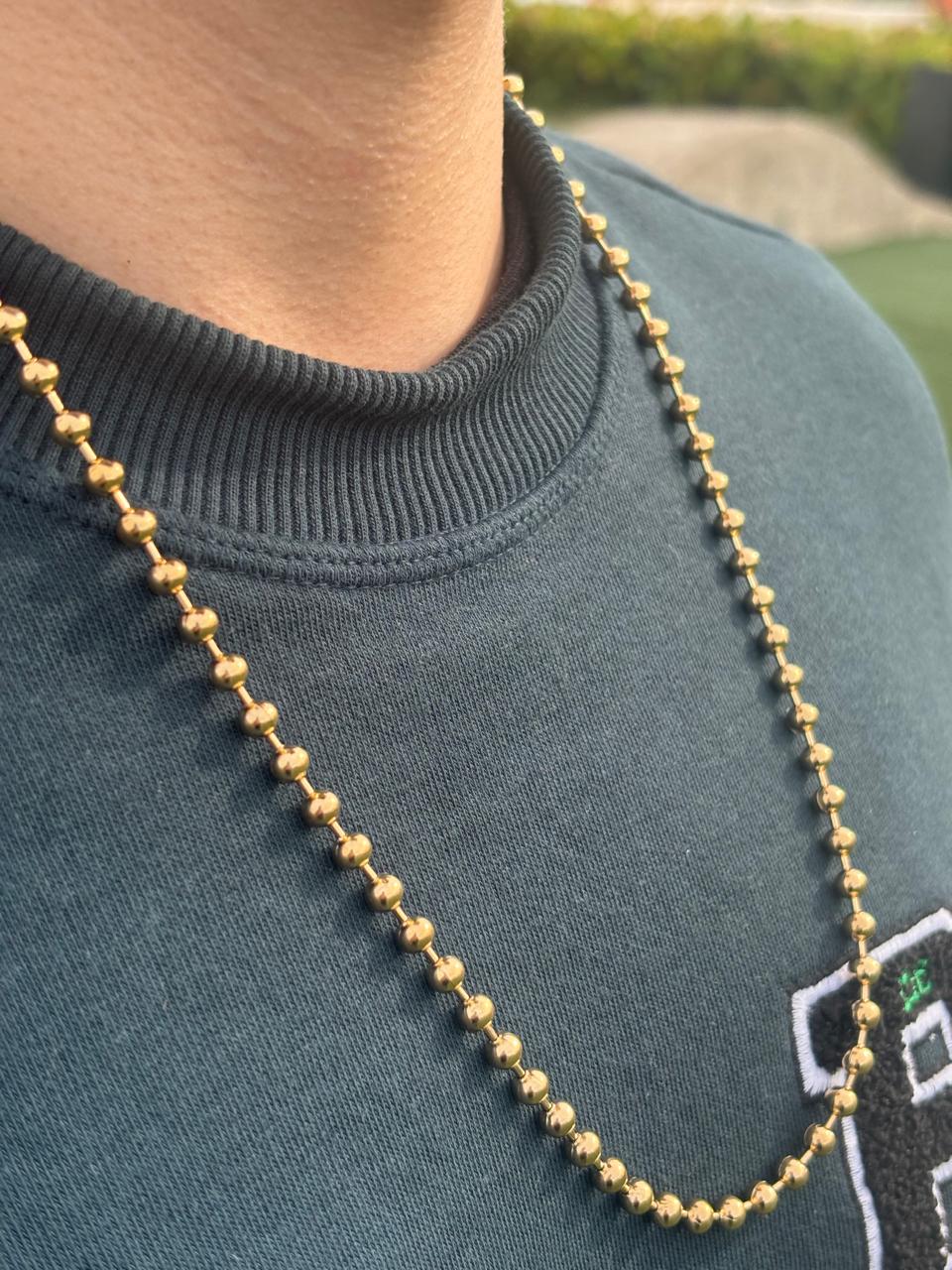 CADENA TEJIDO MILITAR 5MM X 65CMTS HOMBRE
