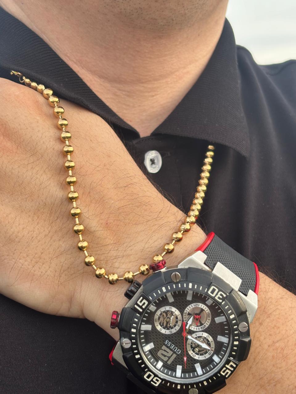 CADENA TEJIDO MILITAR 5MM X 65CMTS HOMBRE