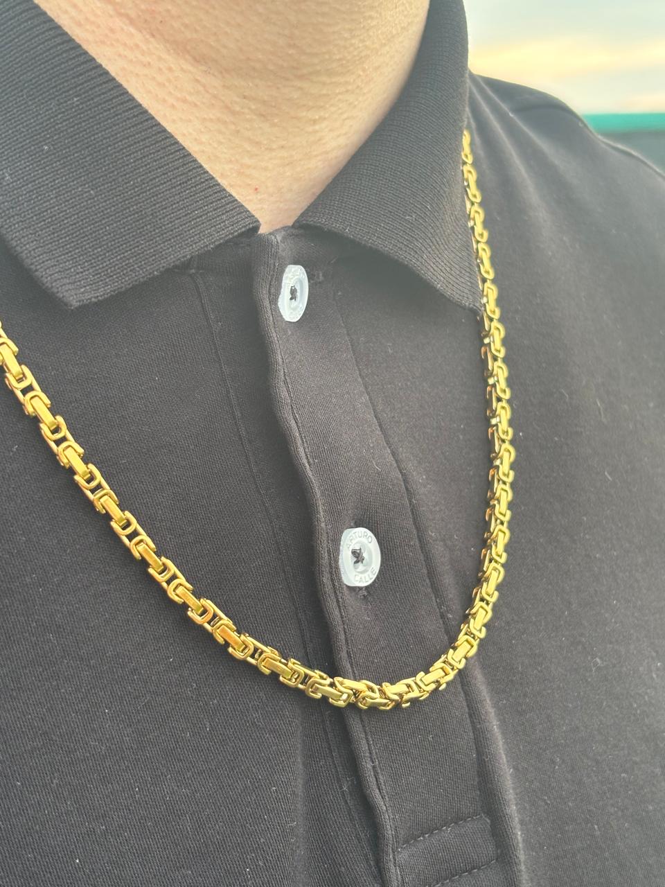 CADENA TEJIDO RUSTICO 4MM X 60CMTS HOMBRE