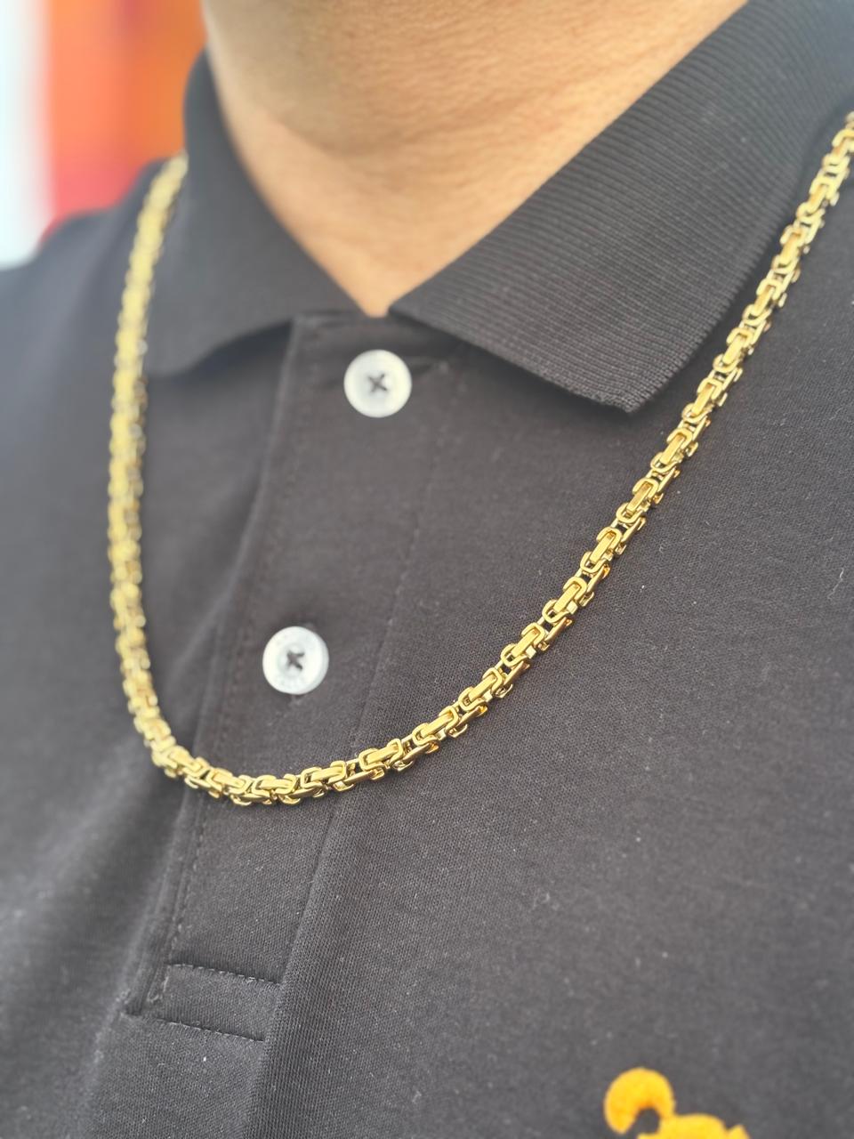 CADENA TEJIDO RUSTICO 4MM X 60CMTS HOMBRE