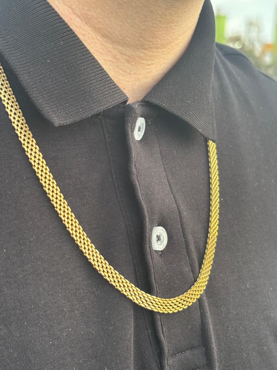 CADENA TEJIDO CHINO 6MM X 65CMTS HOMBRE