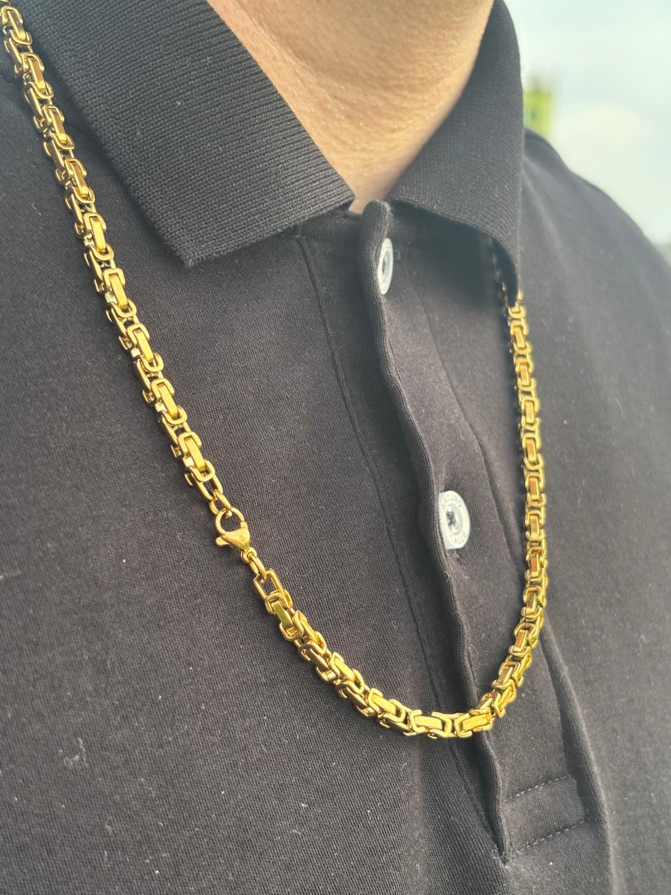 CADENA TEJIDO RUSTICO 4MM X 60CMTS HOMBRE