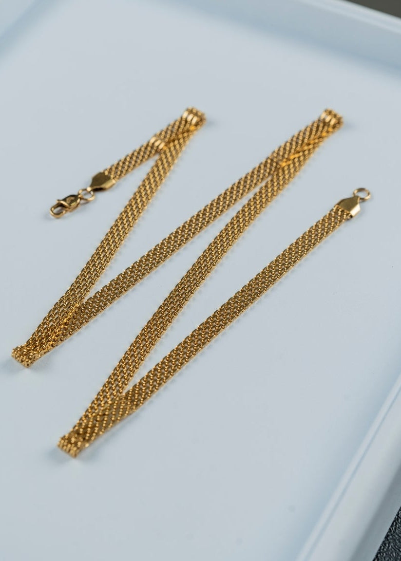 CADENA TEJIDO CHINO 6MM X 65CMTS HOMBRE