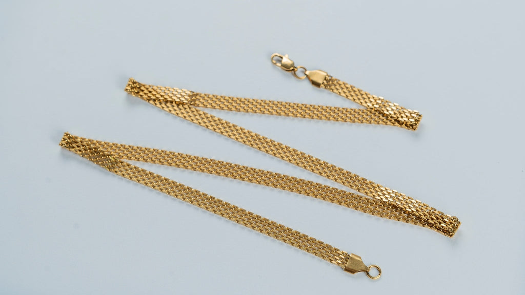 CADENA TEJIDO CHINO 6MM X 65CMTS HOMBRE