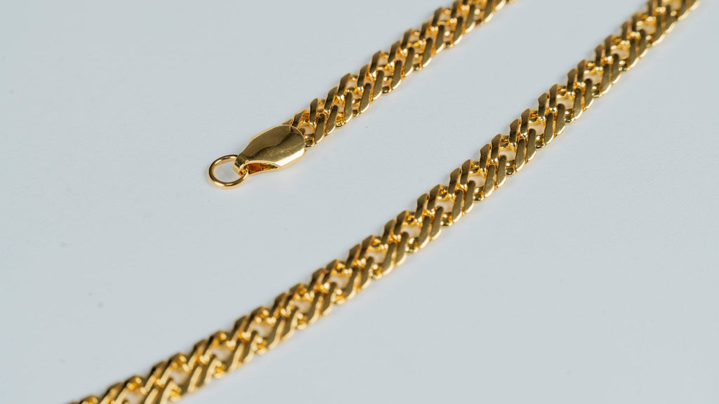 CADENA ENTRELAZADA 6MM X 65CMTS HOMBRE